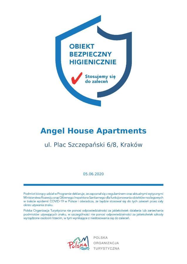 Angel House Apartments Cracovia Esterno foto